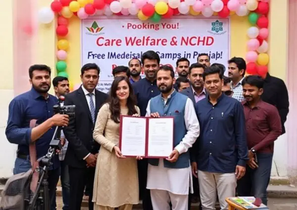 Care Welfare and NCHD Sign an MoU to Organize Free Medical Camps in Punjab